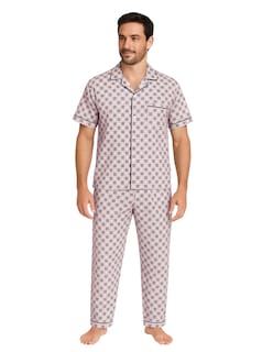Foto 1 | Foto 1 | Pijama de Franela Conjunto Camisa y Pantalón Roja para Hombre