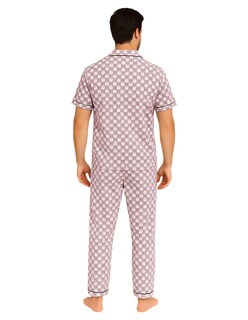 Foto 2 | Foto 2 | Pijama de Franela Conjunto Camisa y Pantalón Roja para Hombre