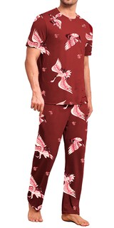 Foto 3 | Foto 3 | Pijama Shendy Vendy Rojo para Hombre