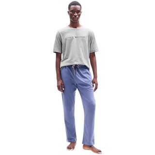 Foto 1 | Foto 1 | Set De Pijama Tommy Hilfiger Algodón Comodo 2 Pz Gris/azul Para Hombre