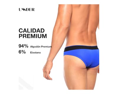 Foto 7 | Foto 7 | Calzon Bikini Modern Unnder Ropa Interior Para Hombre 1 Pz Color Amarillo