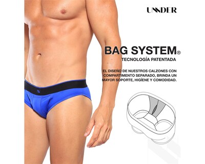 Foto 6 | Foto 6 | Calzon Bikini Modern Unnder Ropa Interior Para Hombre 1 Pz Color Azul