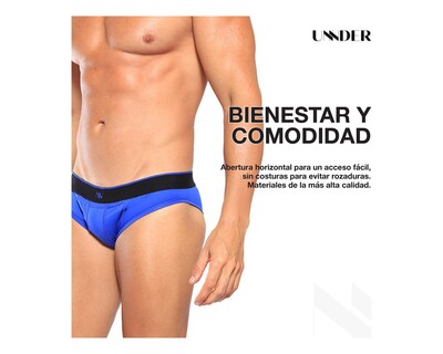 Foto 8 | Foto 8 | Calzon Bikini Modern Unnder Ropa Interior Para Hombre 1 Pz Color Amarillo