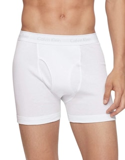 Foto 2 | Foto 2 | Bóxer Calvin Klein Cotton Classics Blancos 3 piezas para Hombre - Venta Internacional