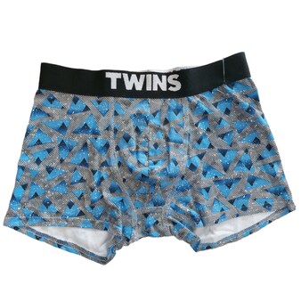 Foto 1 | Foto 1 | Boxer Para Caballero Biker-azul/gris Twins