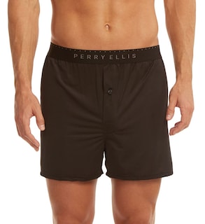 Foto 3 | Foto 3 | Bóxer Perry Ellis Luxe Solid Negros - Venta Internacional