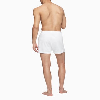 Foto 3 | Foto 3 | Bóxer Calvin Klein Cotton Classics Paquete de 3 Blancos para Hombre - Venta Internacional.