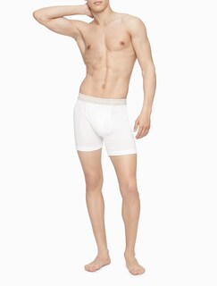Foto 4 | Foto 4 | Bóxer Calvin Klein Cotton Classics Blancos 3 piezas para Hombre - Venta Internacional