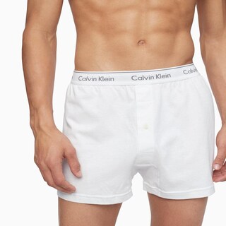 Foto 4 | Foto 4 | Bóxer Calvin Klein Cotton Classics Paquete de 3 Blancos para Hombre - Venta Internacional.