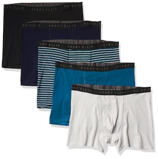 Foto 1 | Foto 1 | Bóxer Perry Ellis de Algodón Elástico Paquete de 5 para Hombre - Venta Internacional