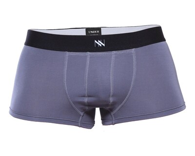 Foto 2 | Foto 2 | Boxer Trunks Classic Unnder Ropa Interior Para Hombre 1 Pz Color Gris Oscuro