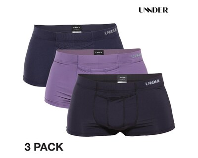 Foto 4 | Foto 4 | Boxer Trunks Sport 3 Pack Unnder Ropa Interior Hombre Color Negro
