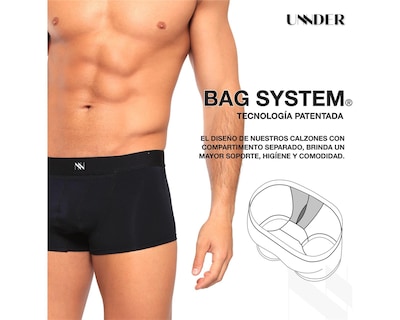 Foto 6 | Foto 6 | Boxer Trunks Classic Unnder Ropa Interior Para Hombre 1 Pz Color Negro