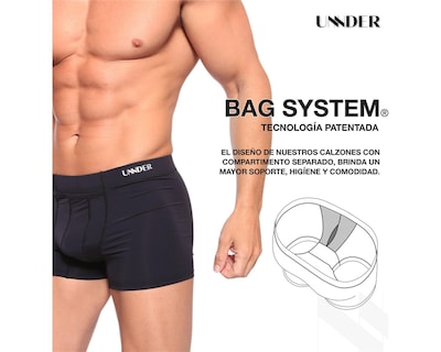 Foto 6 | Foto 6 | Boxer Briefs Sport Unnder Ropa Interior Para Hombre 1 Pieza Color Azul Marino