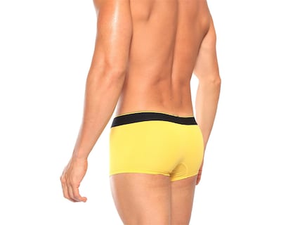Foto 3 | Foto 3 | Boxer Brief Modern Unnder Ropa Interior Para Hombre 1 Pieza Color Amarillo