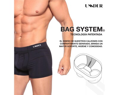 Foto 6 | Foto 6 | Boxer Briefs Sport Unnder Ropa Interior Para Hombre 1 Pieza Color Azul Marino