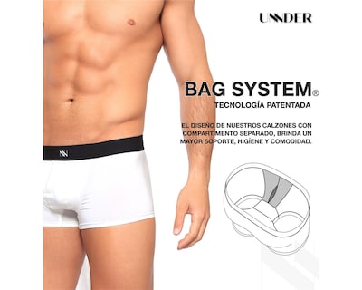 Foto 6 | Foto 6 | Boxer Trunks Classic Unnder Ropa Interior Para Hombre 1 Pz Color Blanco