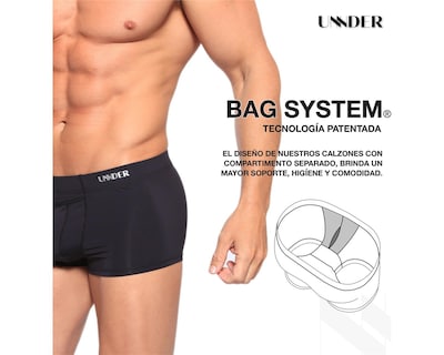 Foto 6 | Foto 6 | Boxer Trunk Sport Unnder Ropa Interior Para Hombre 1 Pieza Color Azul Marino