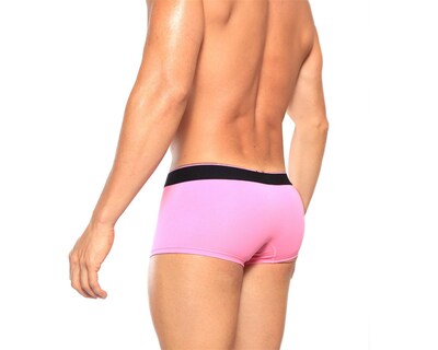 Foto 3 | Foto 3 | Boxer Modern Trunks Unnder Ropa Interior Para Hombre 1 Pieza Color Rosa Chicle