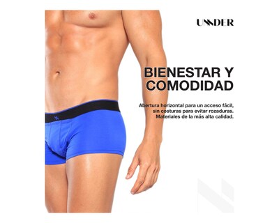 Foto 8 | Foto 8 | Boxer Modern Trunks Unnder Ropa Interior Para Hombre 1 Pieza Color Rosa Chicle