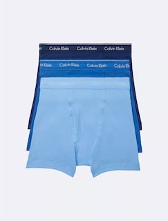 Foto 1 | Foto 1 | Pack De 3 Boxers Calvin Klein Algodón Azules