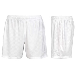 Foto 2 | Foto 2 | Pantalones Cortos Umbro De Poliéster Blanco A Cuadros Para Mujer, Talla M - Venta Internacional.
