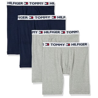 Foto 1 | Foto 1 | Calzoncillo Bóxer Tommy Hilfiger Con 4 Bolsillos Para Hombre, Color Gris/azul Marino, Xl - Venta Internacional.