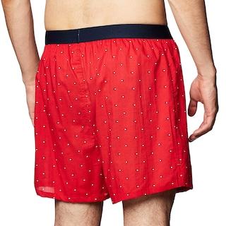 Foto 2 | Foto 2 | Calzoncillos Tipo Bóxer Tommy Hilfiger Tejidos Para Hombre, Color Rojo, Algodón - Venta Internacional.