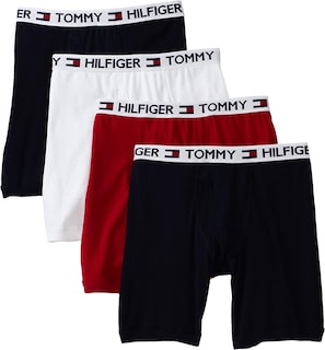 Foto 1 | Foto 1 | Calzoncillo Bóxer Tommy Hilfiger Con 4 Bolsillos Para Hombre, Color Rojo, Azul Marino Y Blanco - Venta Internacional.