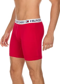 Foto 3 | Foto 3 | Calzoncillo Bóxer Tommy Hilfiger Con 4 Bolsillos Para Hombre, Color Rojo, Azul Marino Y Blanco - Venta Internacional.