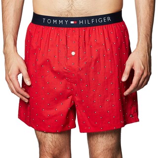 Foto 1 | Foto 1 | Ropa Interior Tipo Bóxer Tommy Hilfiger Tejida Para Hombre, Color Rojo, Talla L - Venta Internacional.