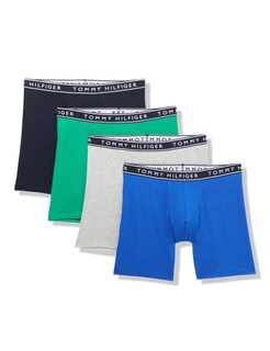 Foto 1 | Foto 1 | Calzoncillos Tipo Bóxer Tommy Hilfiger De Algodón Elástico Para Hombre, Paquete De 4 - Venta Internacional.