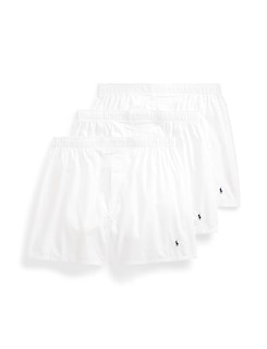 Foto 1 | Foto 1 | Boxers Polo Ralph Lauren Classic Fit De Algodón, Paquete De 3 Unidades, Blanco/azul Marino - Venta Internacional.
