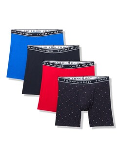 Foto 1 | Foto 1 | Calzoncillos Tipo Bóxer Tommy Hilfiger De Algodón Elástico Para Hombre, Paquete De 4 - Venta Internacional.