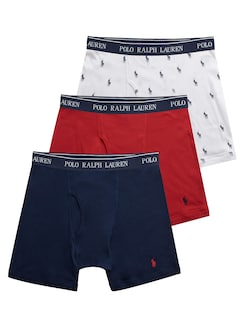 Foto 1 | Foto 1 | Calzoncillos Tipo Bóxer Polo Ralph Lauren, Ajuste Clásico Con Absorción De Humedad, Paquete De 3 - Venta Internacional.