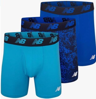 Foto 1 | Foto 1 | Calzoncillos Bóxer New Balance Para Hombre, Talla M, Cadet/team Royal, Paquete De 6 - Venta Internacional.