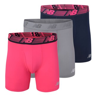 Foto 1 | Foto 1 | Calzoncillos Tipo Bóxer New Balance De 6 Pulgadas Sin Etiqueta Para Hombre, Paquete De 3 - Venta Internacional.