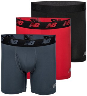 Foto 1 | Foto 1 | Calzoncillos Bóxer New Balance 6 Para Hombre, Paquete De 3, Negro/rojo/azul, Xxl - Venta Internacional.