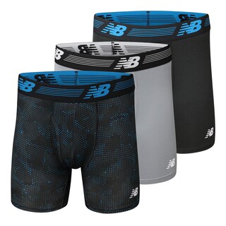 Foto 1 | Foto 1 | Calzoncillos Tipo Bóxer New Balance De 6 Pulgadas Sin Etiqueta Para Hombre, Paquete De 3 - Venta Internacional.