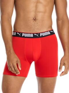 Foto 2 | Foto 2 | Calzoncillos Tipo Bóxer Puma Performance Para Hombre, Color Azul Marino, Rojo Y Negro - Venta Internacional.