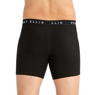 Foto 4 | Foto 4 | Calzoncillos Tipo Bóxer Perry Ellis De Algodón Elástico Para Hombre, Paquete De 5, Color Negro - Venta Internacional.