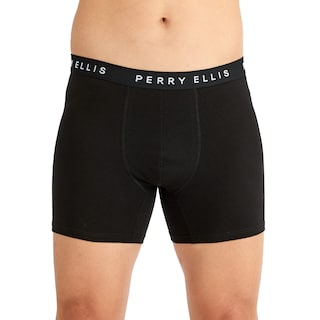 Foto 2 | Foto 2 | Calzoncillos Tipo Bóxer Perry Ellis De Algodón Elástico Para Hombre, Paquete De 5, Color Negro - Venta Internacional.