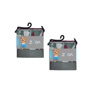 Foto 2 | Foto 2 | Boxer Zaga Largo 6 Pack Camuflaje Vino