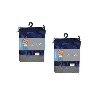 Foto 1 | Foto 1 | Boxer Zaga Largo 6 Pack Rombos Azul