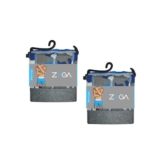 Foto 2 | Foto 2 | Boxer Zaga Largo 6 Pack Azul