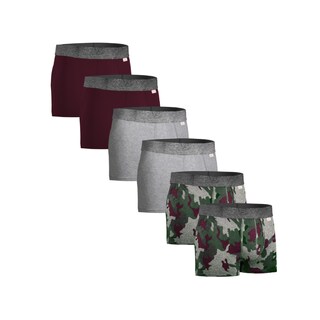 Foto 1 | Foto 1 | Boxer Zaga Corto 6 Piezas Camuflaje Vino