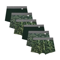 Boxer Zaga Corto 6 Pack Rombos Verde