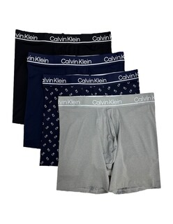 Foto 1 | Foto 1 | Boxer De Microfibra Calvin Klein De Algodon Para Hombre 4 Pack