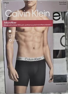 Foto 4 | Foto 4 | Calvin Klein Boxer Briefs Pack De 3 Para Hombre, Color Todo Negro, Súper Cómodos Y Elásticos