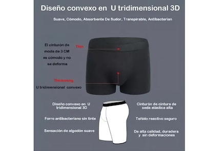 Foto 5 | Foto 5 | 4pzs Xtellar Algodón Boxer Hombre Calzones Ropa Interior Para Hombre